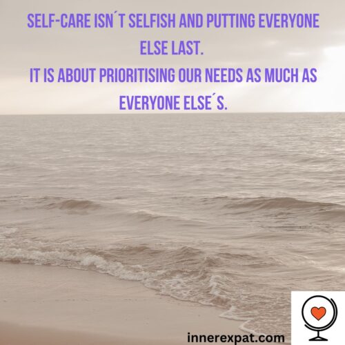 self care is not selfish midlife mum quote