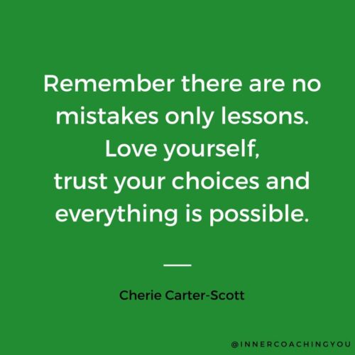 self trust life lessons cherie carter scott quote
